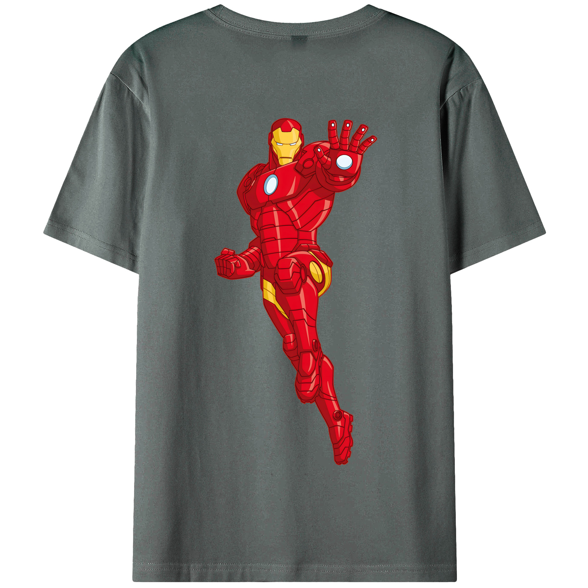 （画像用） アベンジャーズ The Avengers 綿100％半袖Tシャツ（背面プリント）
